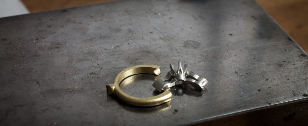 Ring parts direct from casting