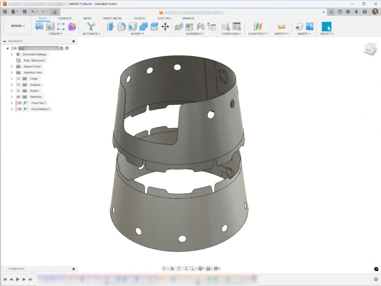 Designing Lightweight Camping Stove
